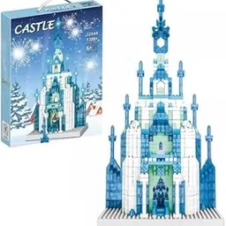 Friends Princess Ice Castle Building Toy Set for Kids,Girl's Dream House Magical Ice Palace Building Block Creative Movie Gift Toys for Boys Girls(1300pcs)-picture-12