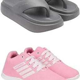 zenwear Extra Soft Classic Casual wear with Flexibility Technology Flip Flop Combo for Women's/Girl's(6110+1704)()-picture-29