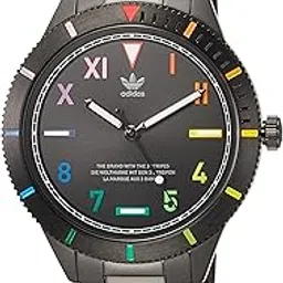 adidas Stainless Steel Analog Black Dial & Band Unisex's Watch-Aofh220552I-picture-39