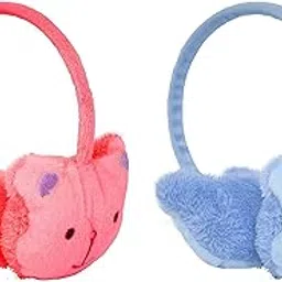 bsat store Girls' and Kids' Foldable Head Cute Ear Muffs (Multicolour, 3-16 Years)-picture-25