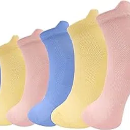 xjarvis MIAMI Ankle socks for women & Girls Soft, Breathable, Comfortable, and Durable Perfect for Sports, Running, Cotton Socks for Daily Casual wear Available in Multicolor-picture-34