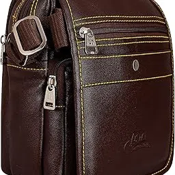Leatherette Tan Sling Bags Men Messenger Bags Cross Body Bags Girl-image-61