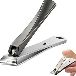 Homeaura Slanted Heavy Duty Nail Clipper – Large Oblique Stainless Steel Nail Cutter for Fingernails, Toenails & Thick Ingrown Nails | No-Splash Angled Nail Scissors & Manicure Tool for Nail Grooves-image-46