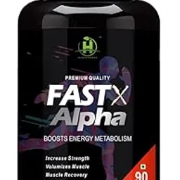 Healthy Nutrition - Just for the Health of it FastX Alpha Veg 90 Capsules for Man & Women Helps in Traing/Workout, Boost Energy, Muscle Recovery-picture-43