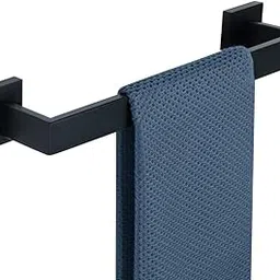 Sayayo Towel Rails Wall Mounted Bathroom Towel Holder 40CM Towel Bar, SUS-304 Stainless Steel Matte Black Finish, EGYT040-B-picture-19