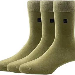 allen solly Men'S Cotton Full Length Socks (Pack Of 3) - Beige-picture-22