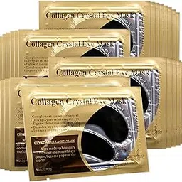 JICOOT Under Eye Patches (10 Pairs-Eye Masks) Under Eye Mask Amino Acid & Collagen, Under Eye Mask for Face Care, Eye Mask for Dark Circles and Puffiness, Under Eye Masks for Personal Care (BLACK)-picture-39