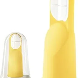 ZIBUYU® Soft Finger Brush for Babies Aged 9-18 Month Triple-Side Ultra Gentle Fine Bristles Finger Toothbrush Silicone Finger Cot Soft Bristles Toothbrush for Baby's First Teeth-1 Pack Yellow-picture-20