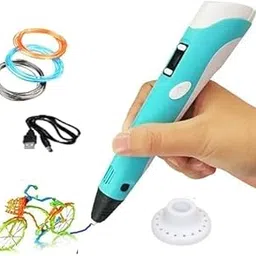Star SAI Collection- Kids 3D Printing Pen with LCD Display – Safe DIY Art Tool for Creative Drawing – Includes 3 x 1.75mm PLA Filaments & USB Cable – Fun Educational Gift for Child (Random Color)-image-45