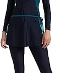 Speedo Women's Endurance10 Two Piece Closedback Full Body Suit Swimming Costume Swimwear | Chlorine Resistant | Shape Retention Fabric | UPF 40+ Sun Protection | Removable Bra Pads-picture-31