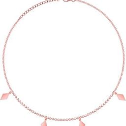 giva 925 silver Rose Gold Flat Kite Anklets| Gifts for Women and Girls | With Certificate of Authenticity and 925 Stamp | 6 Months Warranty*-picture-32