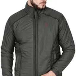 Men's Polyester Bomber Jacket || Standard Length Polyester Attractive Full Sleeves Solid Winter Wear Jacket for Boy's (Pack Of 1)(VROPLBJF)-image-15