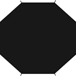 Merishopp Trampoline Sunshade Cover Black Oford Cloth Trampoline Sun Protection Cover 12ft-picture-10