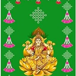Backdrop Cloth for Decoration|varalakshmi Pooja Decoration Fabric |Curtains| Festival Decoration Backdrop for House Warming,Wedding Decoration,haldi,Birthday,Mehendi,Party,vinayakar chavithi 8x5feet-picture-11
