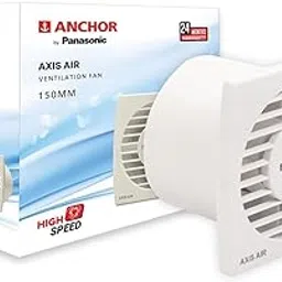 ANCHOR by Panasonic Axis Air Plastic Ventilation Fan (White), 1 Number-picture-52
