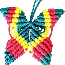 Macrame Butterfly Key chain Handmade key chain for girls-picture-42
