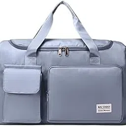 arlicodeck Travel Duffel Bag with Shoes Compartment Sports Gym Bag with Dry Wet Separated Pocket for Men and Women, Overnight Bag Weekender Bag Training Handbag (Blue) image 1