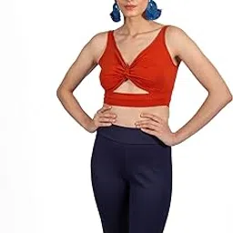 kaish women's world Heartneck Tie Waist Top-picture-20