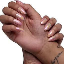 Miss Belle Pink Voltage Press On Nails Set for Women | Reusable Artificial 24 Pcs with Pre & Post Care Kit | Stick On Nails for Women with Glue | Long Lasting Nail Set for Festivals & Daily Use-image-94
