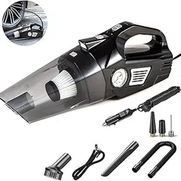 Oshotto 3-in-1 (OSHO-103/BL) Tire Inflator Cum Car Vacuum Cleaner, with LED Light, 12V DC Air Pump, 15FT Cord with HEPA Filter and Nozzles Compatible with Maruti Suzuki Baleno 2022-picture-10