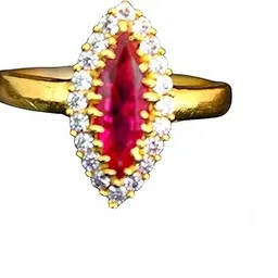 Diamond Ruby Stone ring For Girls and Women 0023-image-1