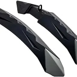 Dark Horse® Bicycle Diamond Fender Set with Metal Clip, Suitable for 24" & 26" Inch Cycle, Also Compatible with IBC (Intergrated Built Carrier Cycles) Cycles, New Mudguard for Cycles (Grey)-image-98
