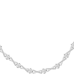 giva 925 Silver Zircon Excess Necklace| Necklace to Gift Women & Girls | With Certificate of Authenticity and 925 Stamp | 6 Months Warranty-picture-49