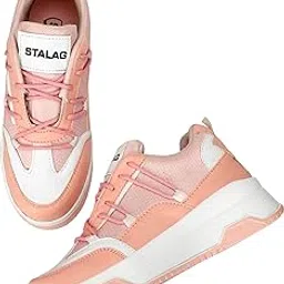 stalag Lightweight| Stylish Designed Sport Shoes Running, Walking for Women ST_102_Pink_4-picture-20