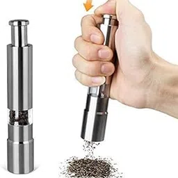 TOTO DEALS Stainless Steel Thumb Push Salt Pepper Miller Grinder (1 Pc).-picture-29