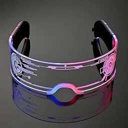 Luminous Multi-colored LED Glasses | Glowing Light Up Party Supply for Bar Club Halloween | 7 Colors Futuristic Glasses | 4 Modes Light Up Glasses for Adults | Modern Stylish Glasses-picture-38