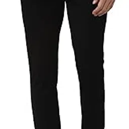 peter england Men's Slim Fit Mid Rise Formal Stretchable Knit Super Trouser | Comfort Lycra | 360-Degree Stretch-picture-15