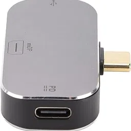 MICROWARE Type C Hub, 3 in 1 USB-C/Type-C Male to Dual USB-C/Type-C + Mini DP Female Adapter-picture-32