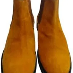 cadwellerr Men’s Suede Chelsea Boots | Stylish Ankle-Length Slip-On Boots for Men | Comfortable & Durable | Boots with Elastic Side Panel-picture-39