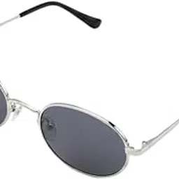 UV Protection Oval Sunglasses for Women | Retro Metal Shades | Lightweight Trendy Sunglass for Driving, Travel & Outdoor Fashion-image-66