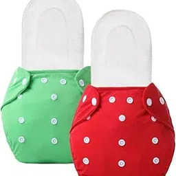 Kids Baby All in One Washable Reusable Adjustable Cloth Diapers and Insert/LIners (Cloth Diapers, (Pack of-2)-picture-11