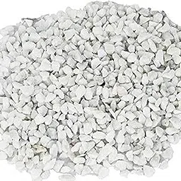 Creative Farmer 1Kg Marble Chips White for Garden Aquarium Indoor Outdoor Decoration Pebbles Stone [1Kg] N-image-72