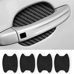4Pcs Car Door Handle Cup Stickers - Carbon Fiber Anti-Scratch Film Door Bowl Protector Paint Cover Guard Non-Marking Auto Handle Protection Stickers-Pack of 1-image-47