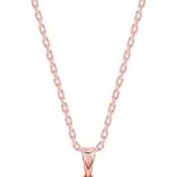 925 Silver Rose Gold Mridul Mor Pendant With Link Chain| Necklace to Gift Women & Girls | With Certificate of Authenticity and 925 Stamp | 6 Months Warranty-image-68