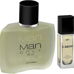 CFS Man Only Black 100ml Eau De Parfum & Cargo Khakhi 25ml Long Lasting Perfume-picture-48