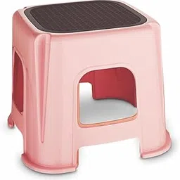 Asian Plastic Plastowares Easy Grip Stool | Durable Bathroom, Home, and Office Stool | Lightweight and Versatile, 10 Mm, Pestal Pink-picture-10
