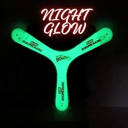 Mallexo Glow in The Dark Lightning Boomerang for Kids & Adult Printed Instruction Returning Flying Spinner Rotatting Boomerangs Outdoor Sports Group Games for Children Birthday Return Gift (Y Shape)-image-54