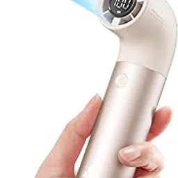 Aecooly Portable Handheld Fan, Powerful Turbo Mini Fan, 19000 RPM High Speed Aero Pro, 15H Max Cooling Time, 6 Speeds Aluminum Case, Pocket Rechargeable Personal Small Travel GIfts for Women Men -Gold-image-96