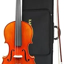 Kadence Solid spruce wood Violin with Flaming Tone Back Finish and Carry Case-image-26