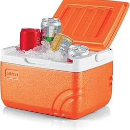 Milton Super Chill 3 PU Insulated Ice Pail 2.06 litres with Portable Handle, Chiller, Ice Cubes Storage Bucket, Cooler Box for Travel Party Car Picnic Road Trip, Orange-picture-26