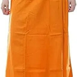 petticoats Women's Premium 5XL, 4XL and 3XL- Orange Color 100% Cotton-picture-48