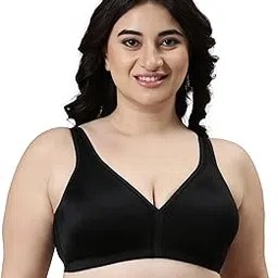 enamor Plush Comfort, Side Support and Lift Women's Everyday Full Support Plunge Bra - All Day Comfort, Non-Padded, Wirefree, High-Coverage - F024-picture-28