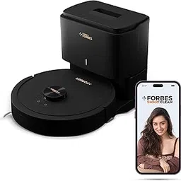 Eureka Forbes SmartClean Auto Bin Turbo, 7000Pa HyperSuction Robotic Vacuum Cleaner (40 Days Hands-Free Cleaning) | LiDAR 3.0 & Quick Home Mapping | Wet Mopping | 3-Hour Run Time | Smart App Control-image-82