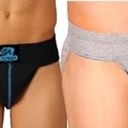 fufazzz sports Gym Supporter for Men Sports Underwear for Men for Workout in Gym Stretchable Cotton, Quick Dry, Moisture Wicking Supporter for Cricket, Gym, Running-Black & Grey-picture-46