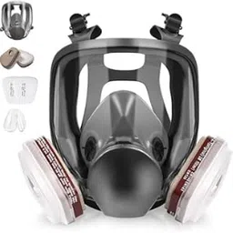 TORIOX Full Face Respirator Mask, Reusable full Face Cover - 6800 full Respirаtor Face Cover for Paint, Against Dust,Chemicals, Formaldehyde, Polishing,Staining,Car Spraying,Sanding & Cutting-image-63