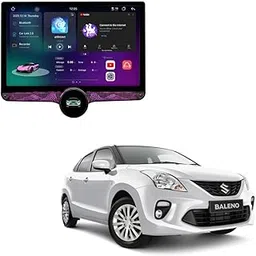 Automobile Villa Gemstone Car Single Knob Stereo 4GB/64GB Ram Display with Android 13, 4K HD Screen,CarPlay&Android Auto, WiFi,LED Controls, Compatible for Maruti Suzuki Baleno-picture-35
